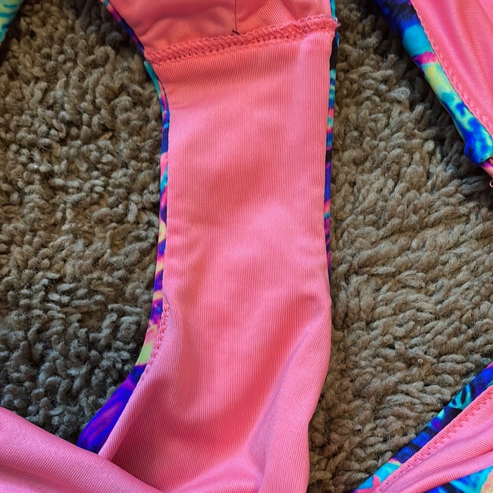 Bright Tropical Print Bikini Bottom - Picture 5 of 6